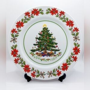 Vintage 1987 Artmark Fine Porcelain Christmas‎ Collectors Plate 10 1/4"